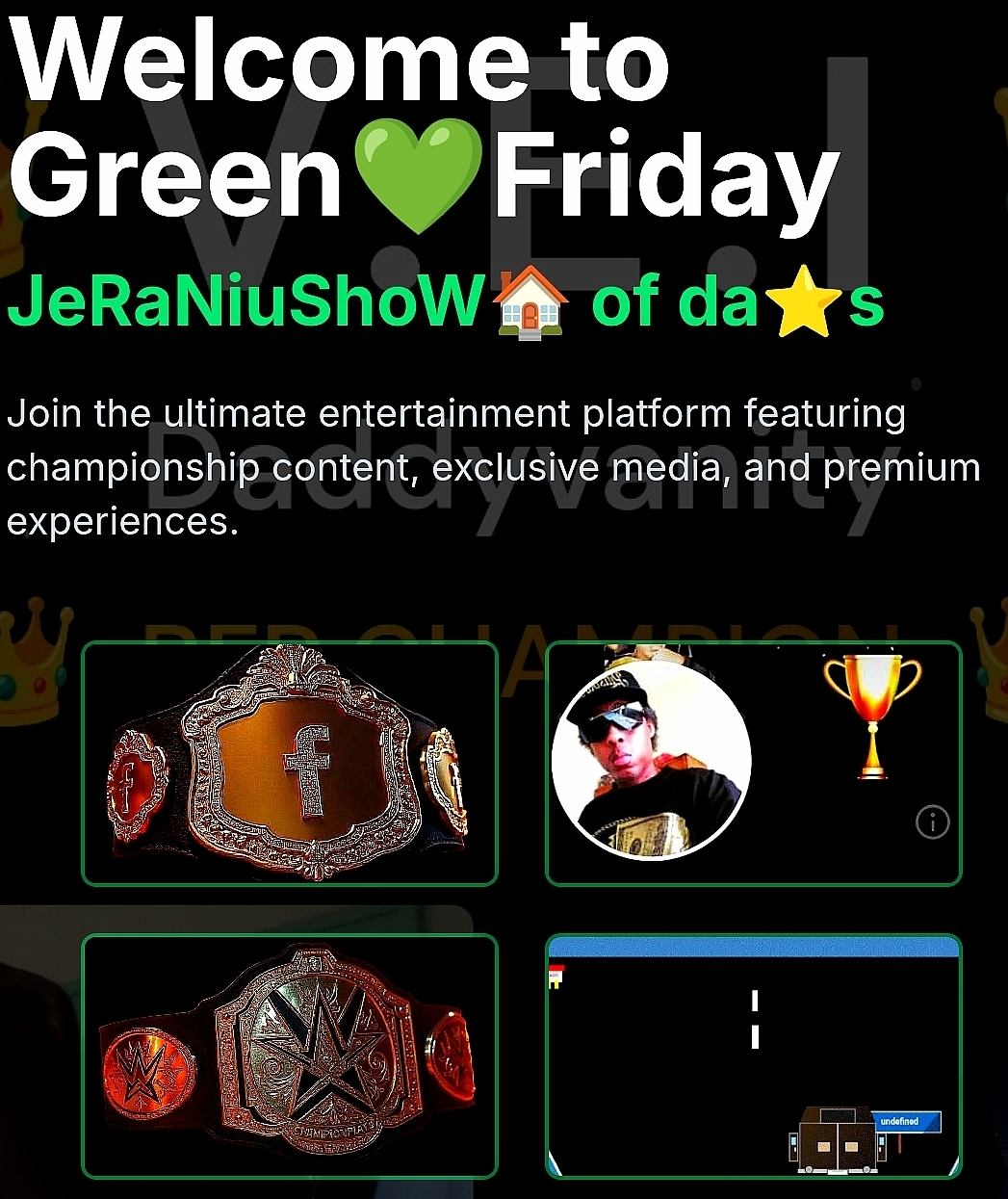Green Friday Event