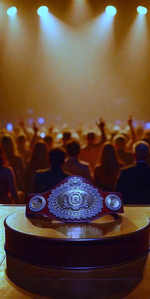 Championship Belt with Crowd